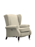 Parker Knoll Harrington Power Recliner Leather Armchair, Madri Dove