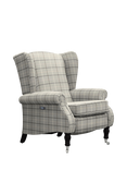 Parker Knoll Harrington Power Recliner Armchair, Berwich Check Grey