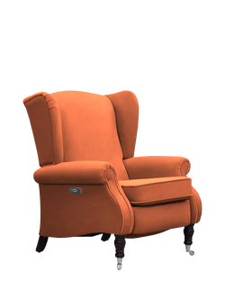 Parker Knoll Harrington Power Recliner Armchair, Plush Rust