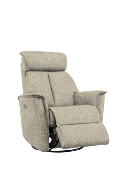 Parker Knoll Juni Swivel Recliner Chair, Edith Easy Clean Natural