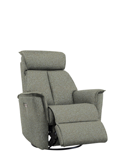 Parker Knoll Juni Swivel Recliner Chair, Contour Forest