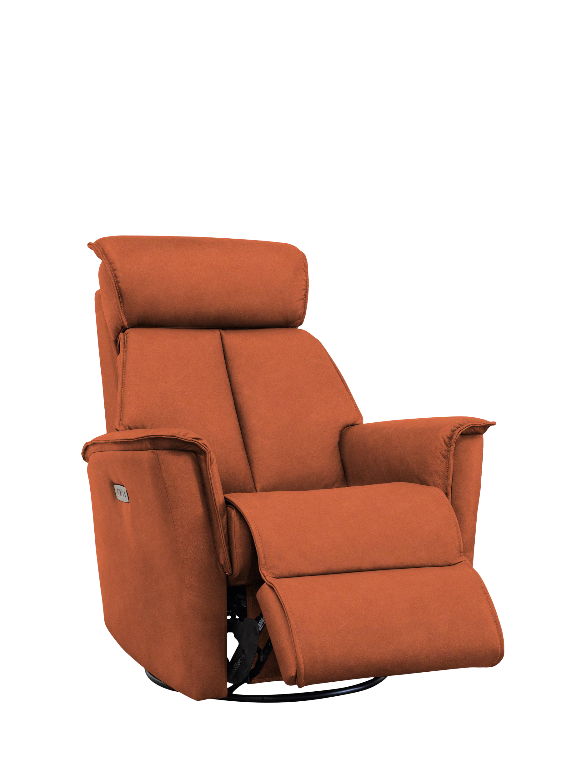 Juni Range, Parker Knoll Juni Swivel Recliner Chair, Velvet Rust