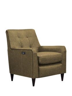 Parker Knoll Mid-Century Motion Armchair, Dark Leg, Country Moss