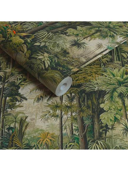 Graham & Brown Benmore Ridge Wallpaper - view 2, Lush Green