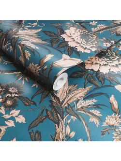 Graham & Brown Perrow Wallpaper - view 2, Blue