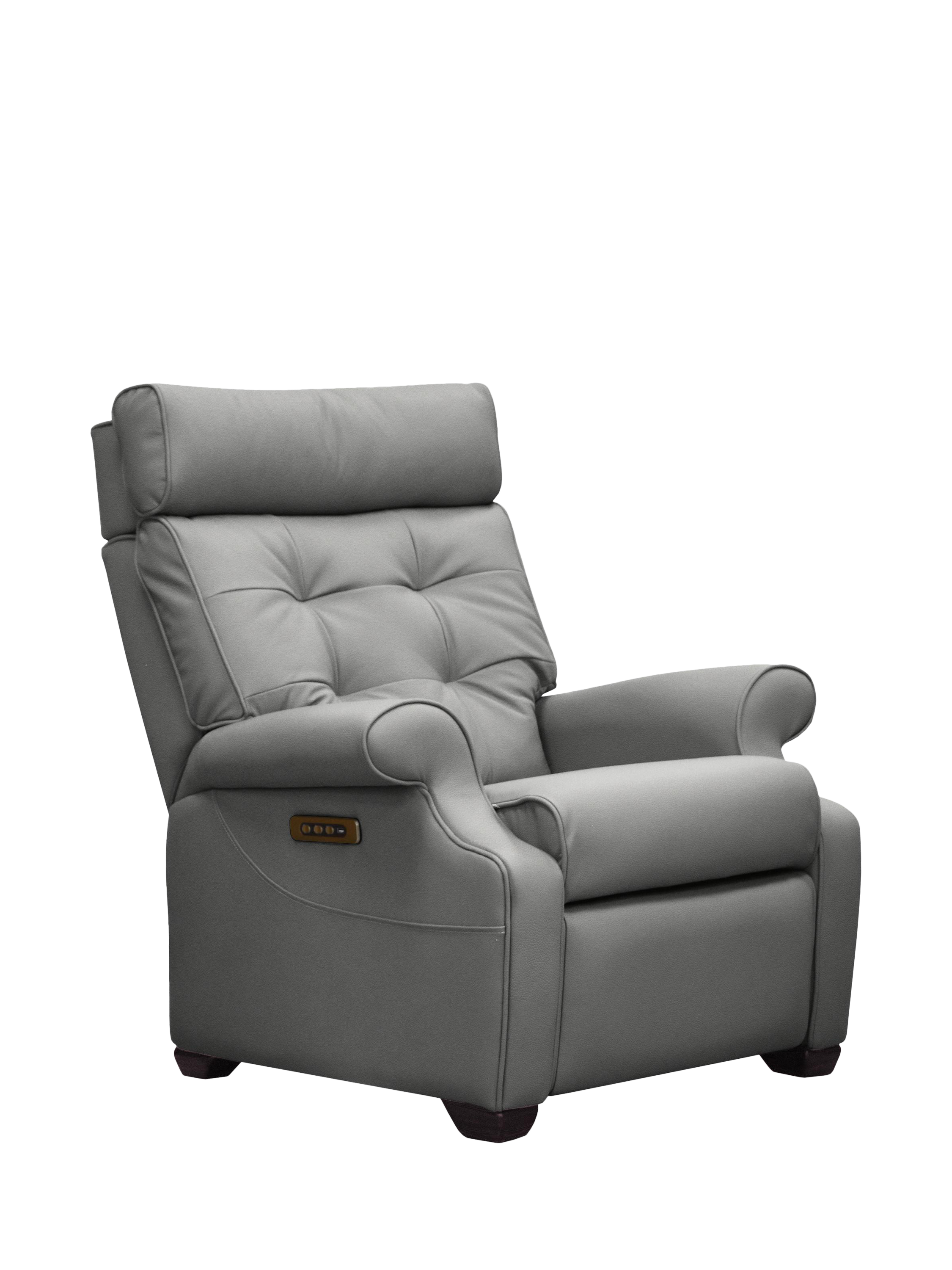 Norton Range, Parker Knoll Norton 150 Rise and Recline Leather Armchair, Madri Steel