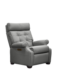 Parker Knoll Norton 150 Rise and Recline Leather Armchair, Madri Steel
