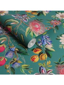 Graham & Brown Physic Garden Wallpaper - view 2, Teal