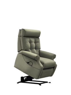 Parker Knoll Norton Rise and Recline Leather Armchair, Madri Olive