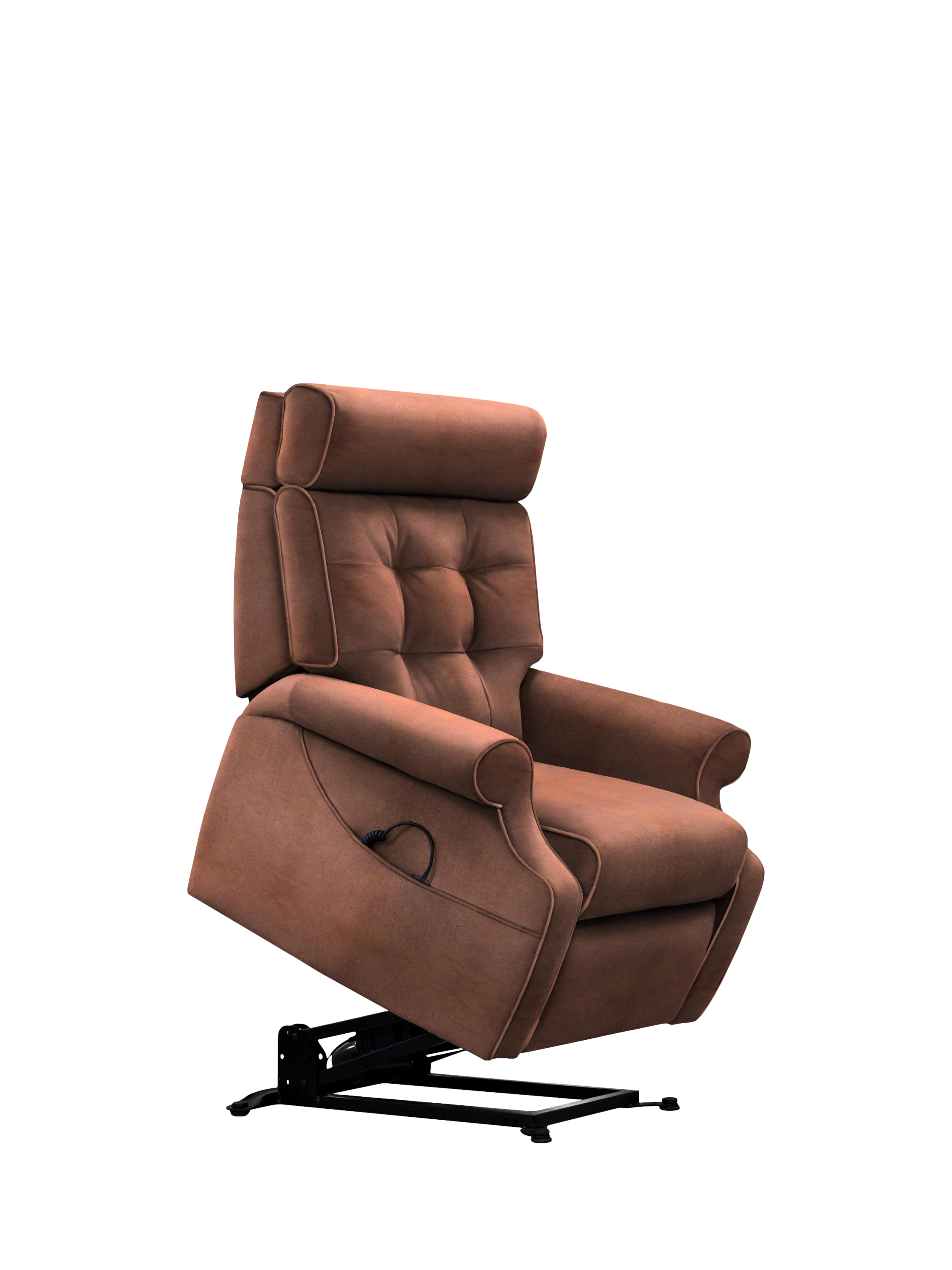 Norton Range, Parker Knoll Norton Rise and Recline Leather Armchair, London Saddle