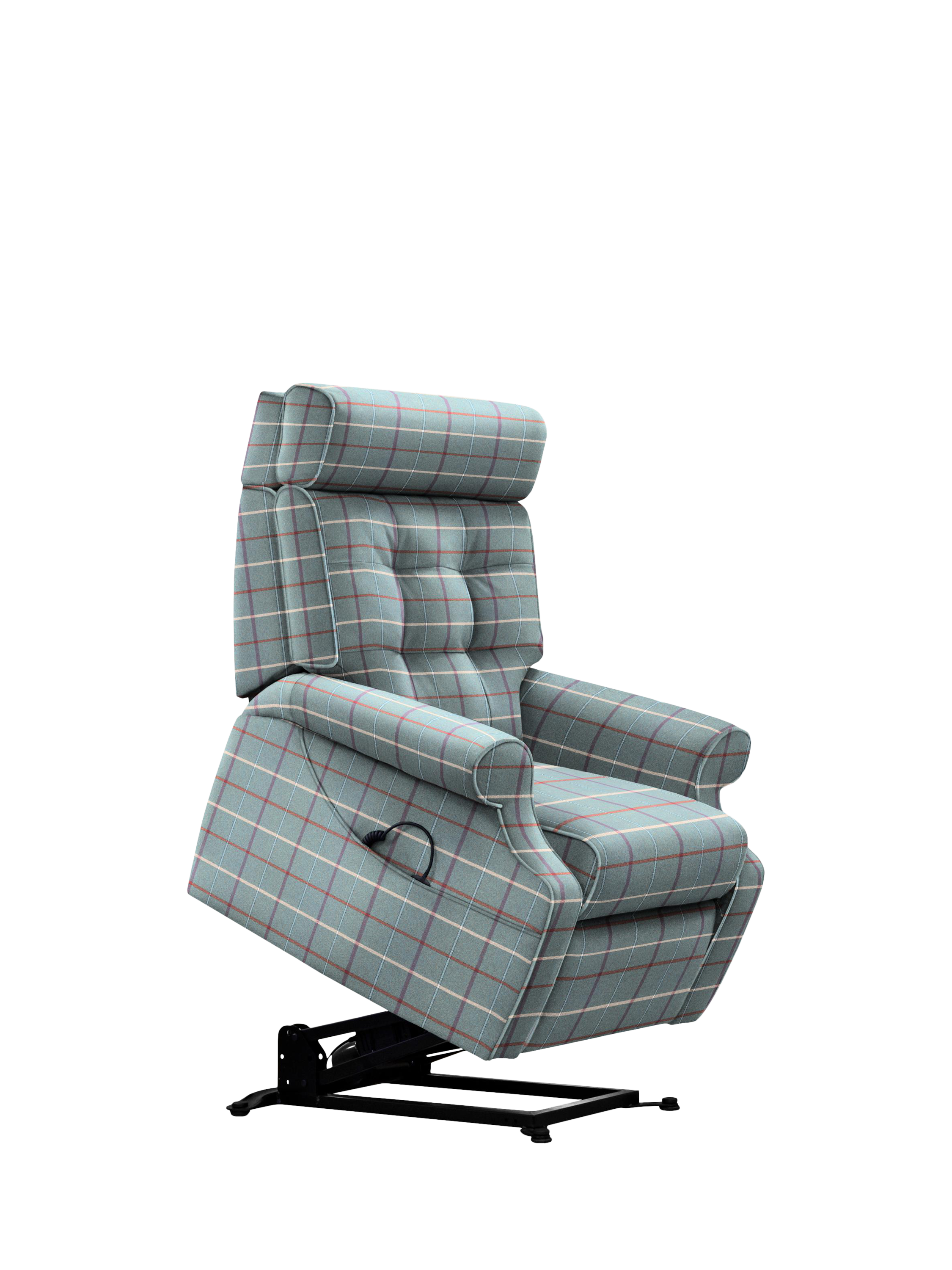 Norton Range, Parker Knoll Norton Rise and Recline Armchair, Berwick Check Teal