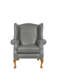 Parker Knoll Oberon Leather Armchair, Madri Steel Leather