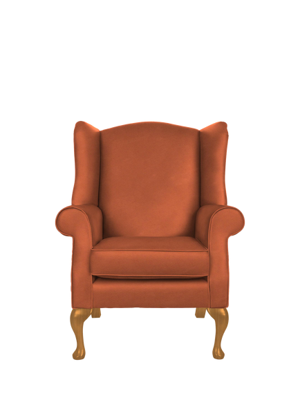Parker Knoll Oberon Armchair, Easy Clean Plush Rust
