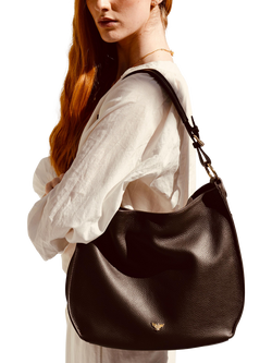 Apatchy London The Harriet Leather Hobo Bag - view 2, Black