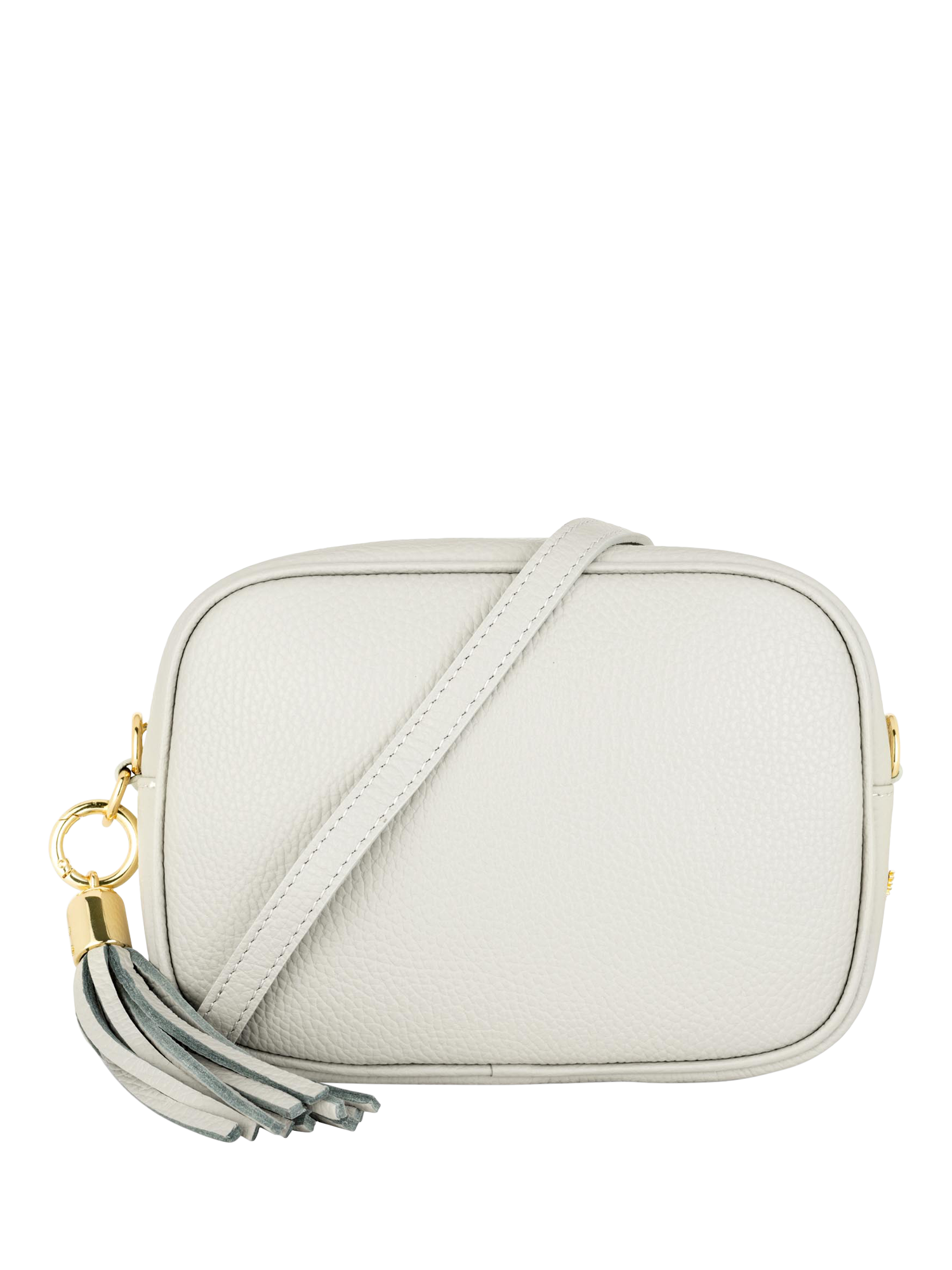 Product image 1 of 4, which shows Apatchy London Leather Crossbody Camera Bag, Light Grey
