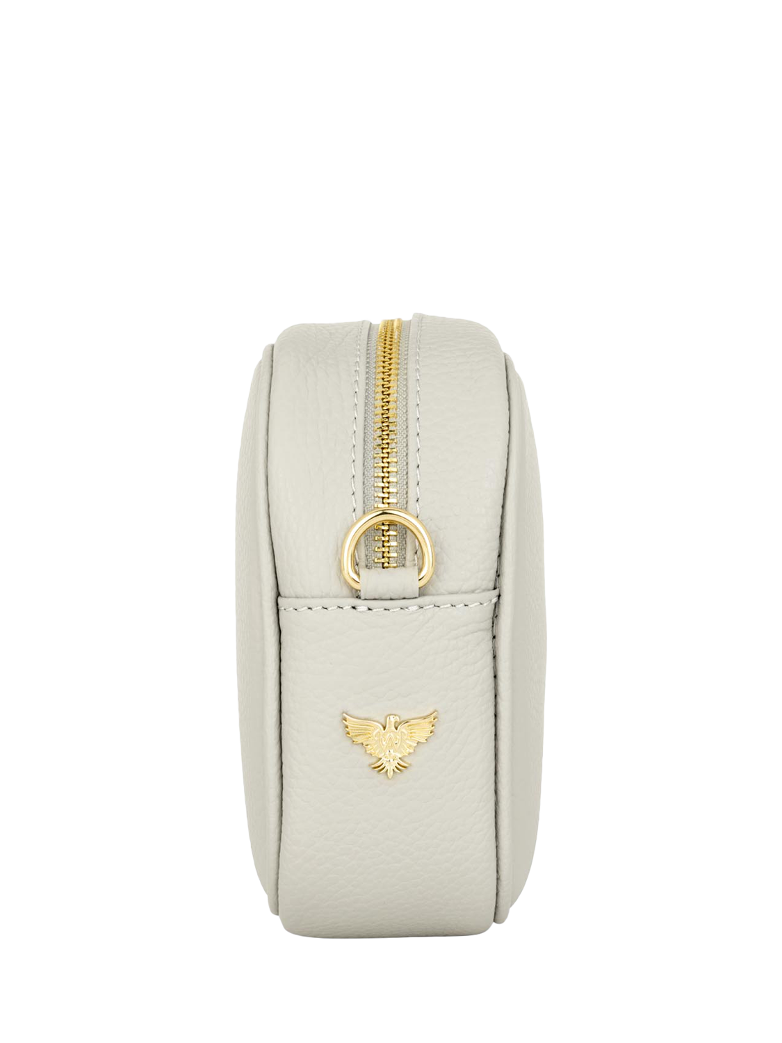 Product image 2 of 4, which shows Apatchy London Leather Crossbody Camera Bag, Light Grey