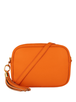 Apatchy London Leather Crossbody Camera Bag, Orange