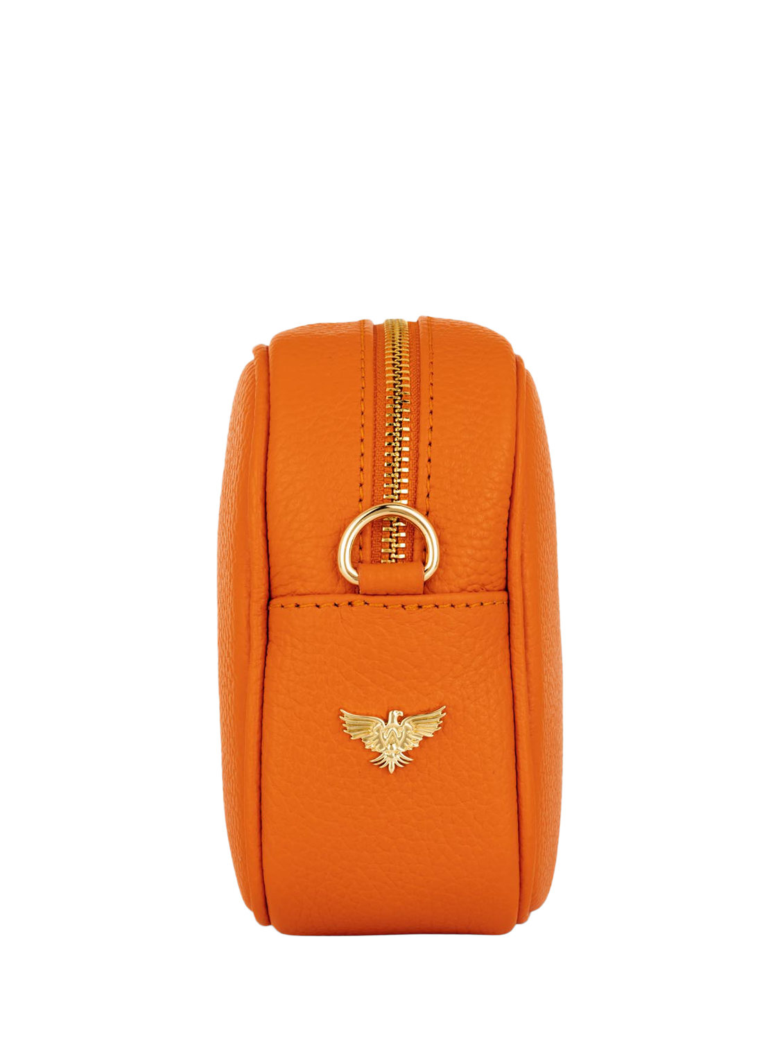 Product image 3 of 5, which shows Apatchy London Leather Crossbody Camera Bag, Orange