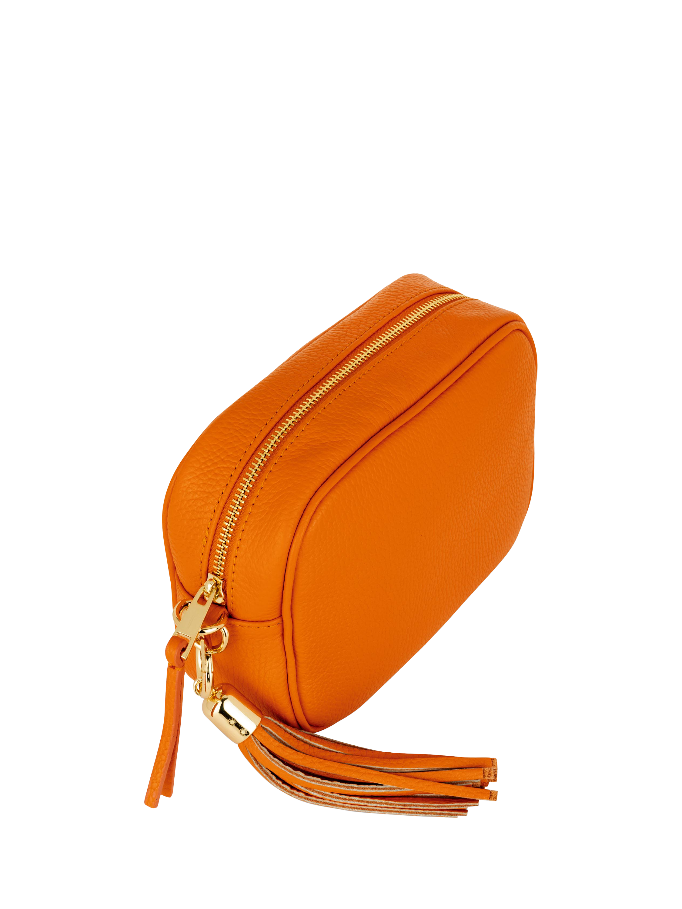 Product image 5 of 5, which shows Apatchy London Leather Crossbody Camera Bag, Orange
