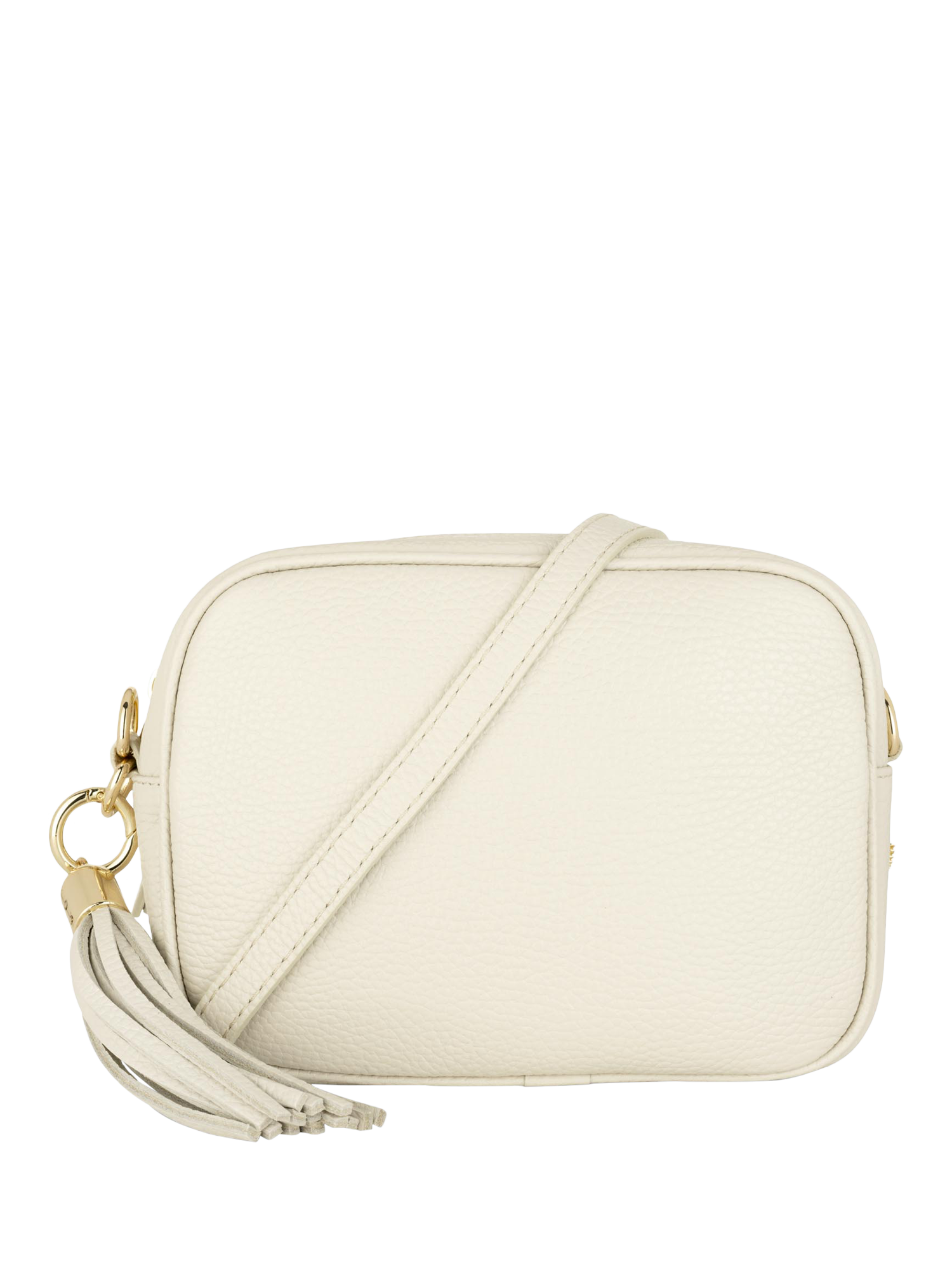 Product image 1 of 5, which shows Apatchy London Leather Crossbody Camera Bag, Stone