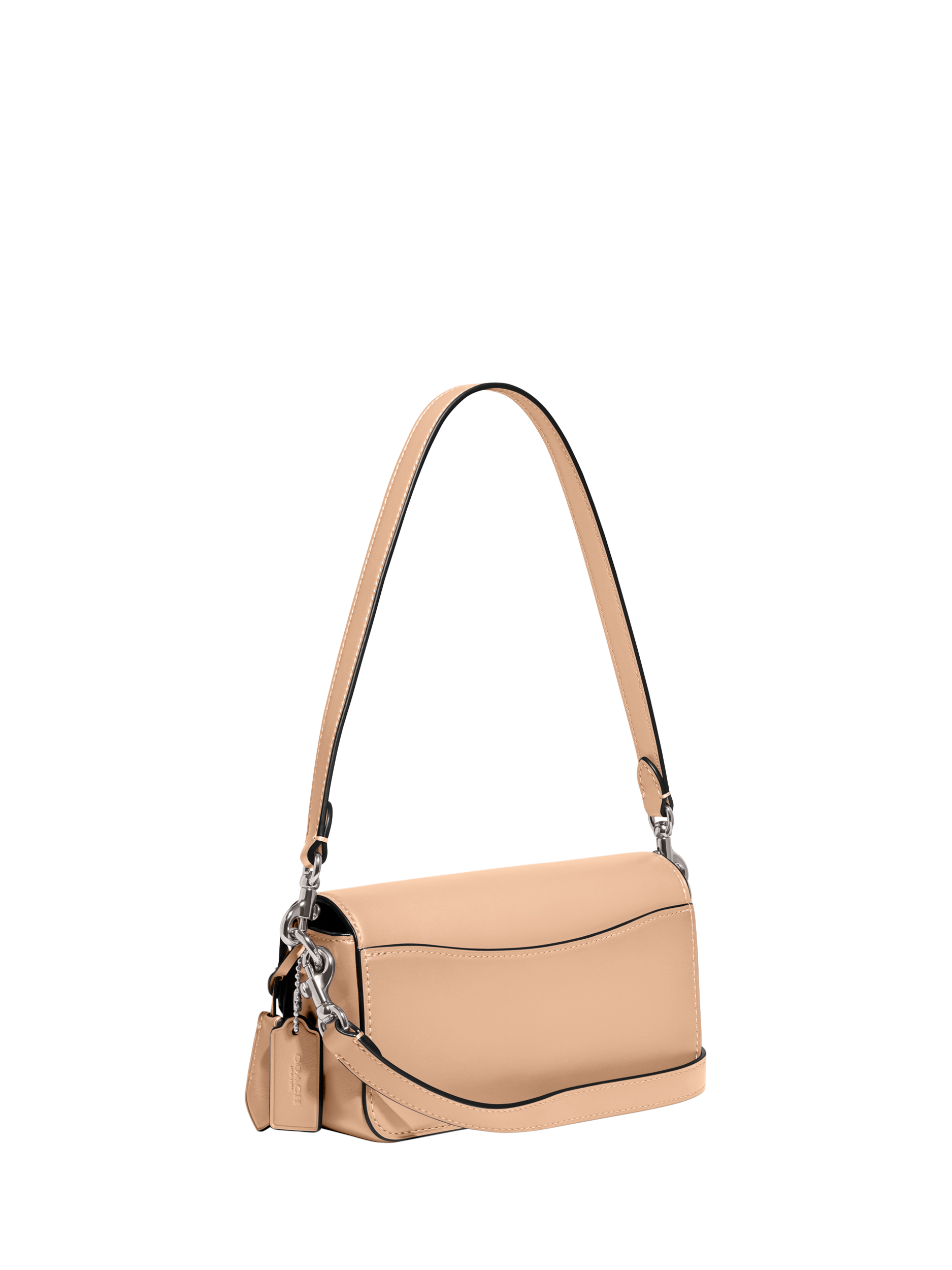 Product image 2 of 5, which shows Coach Glove Tanned Leather Shoulder Bag, Beige