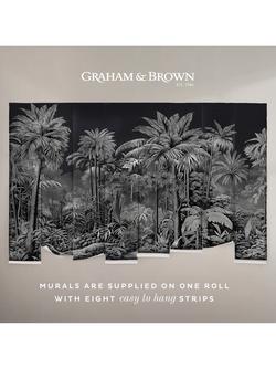 Graham & Brown Benmore Ridge Wallpaper Mural - view 2, Monochrome