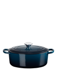 Le Creuset Signature Cast Iron Oval Casserole, Nuit
