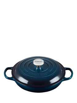 Le Creuset Cast Iron Signature Shallow Casserole, Nuit