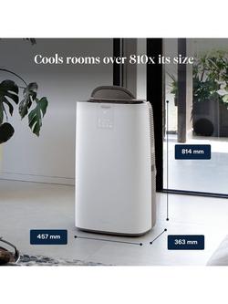 De'Longhi Pinguino AP120 GentleJet Air Conditioner, White & Ivory - view 2, White & Ivory
