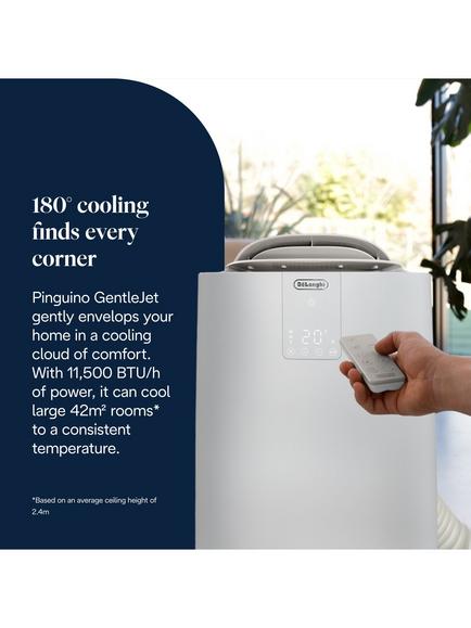 De'Longhi Pinguino AP98 GentleJet Air Conditioner, White & Ivory - view 2, White & Ivory