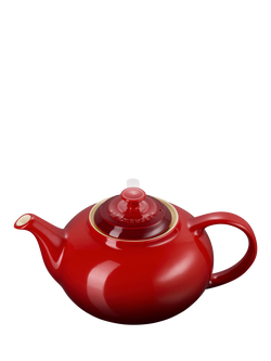 Le Creuset Stoneware Infuser Teapot,1.3L, Cerise - view 2, Cerise