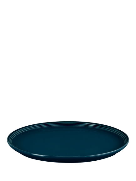 Le Creuset Stoneware Coupe Dinner Plate, 27cm, Nuit