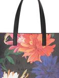 Ted Baker Amarly Floral Large Icon Tote Bag, Black/Multi