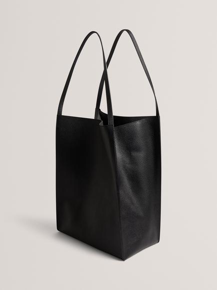 Ted Baker Tammila Large Shopper Leather Tote Bag - view 2, Black