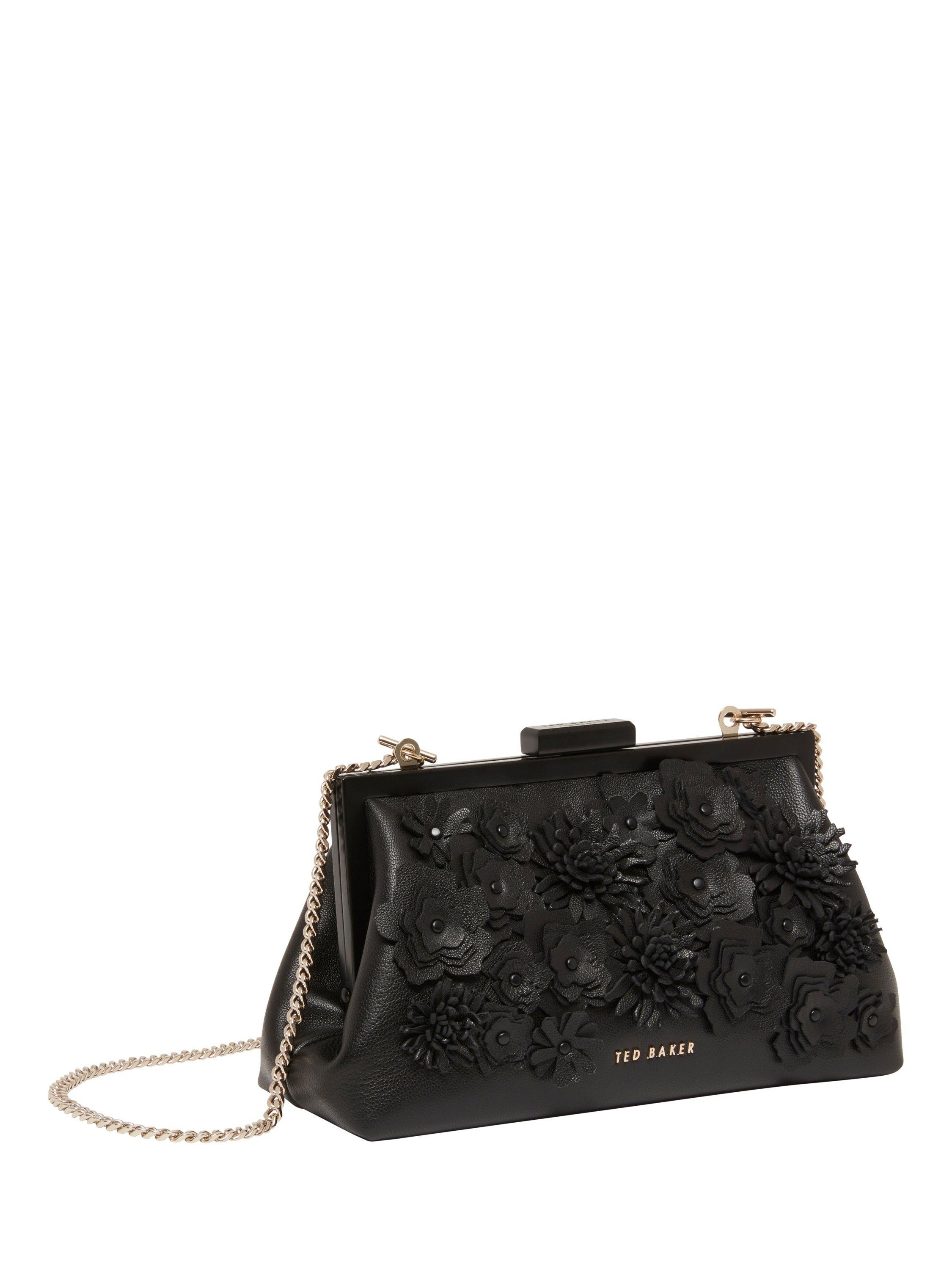 Ted Baker Fiorell 3D Clutch Bag, Black