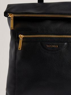 Ted Baker Essaya Leather Backpack - view 2, Black