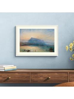 Tate + John Lewis JMW Turner 'The Blue Rigi, Sunrise, 1842' Framed Print, 52 x 72cm - view 2, Blue / Beige