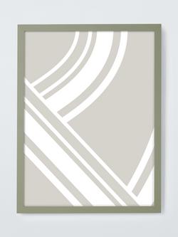 John Lewis MDF Poster Frame, 12 x 16" (30 x 40cm), Avocado Green, Avocado Green