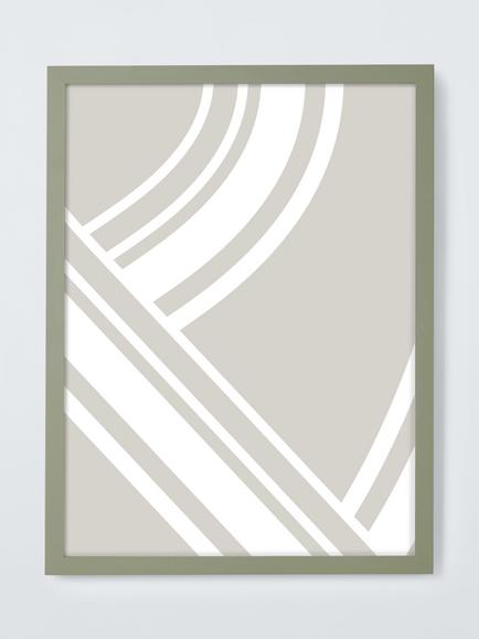 John Lewis MDF Poster Frame, 12 x 16" (30 x 40cm), Avocado Green, Avocado Green