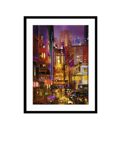 John Lewis Tithi Luadthong 'Night in Motion' Framed Print & Mount, 83.5 x 63.5cm, Multi, Multi
