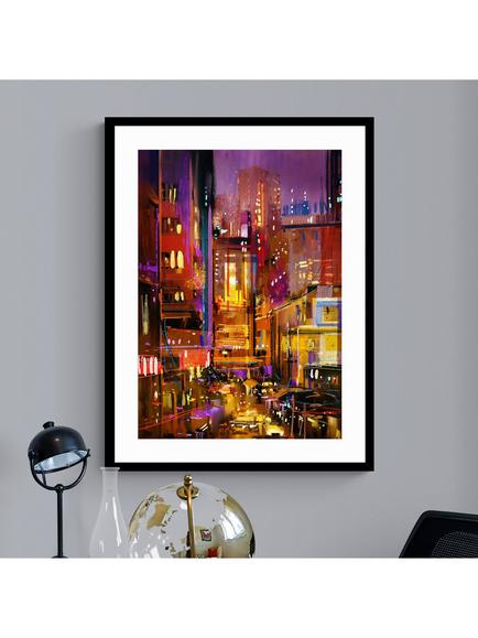 John Lewis Tithi Luadthong 'Night in Motion' Framed Print & Mount, 83.5 x 63.5cm, Multi - view 2, Multi
