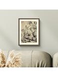 John Lewis Harlie Briggs 'Evening Conversation' Framed Print & Mount, 42 x 32cm, Brown