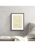John Lewis Harlie Briggs 'Figurative' Framed Print & Mount, 42 x 32cm, Brown/Beige