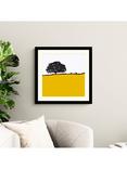 John Lewis Jacky Al-Samarraie 'Avoca - Ireland' Framed Print, 54.5 x 54.5cm, Yellow