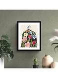 John Lewis La Poire 'Rose Coat' Framed Print & Mount, Pink/Green
