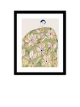 John Lewis La Poire 'Summer Coat' Framed Print & Mount, 32 x 26cm, Green/Apricot
