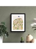 John Lewis La Poire 'Summer Coat' Framed Print & Mount, 32 x 26cm, Green/Apricot