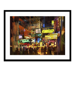 John Lewis Tithi Luadthong 'Neon Dreams' Framed Print & Mount, 83.5 x 63.5cm, Multi