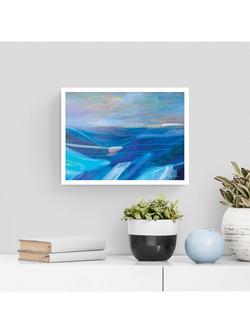 John Lewis Tiffany Lynch 'Across the Waves' Framed Print, 42 x 32cm, Blue - view 2, White Blue