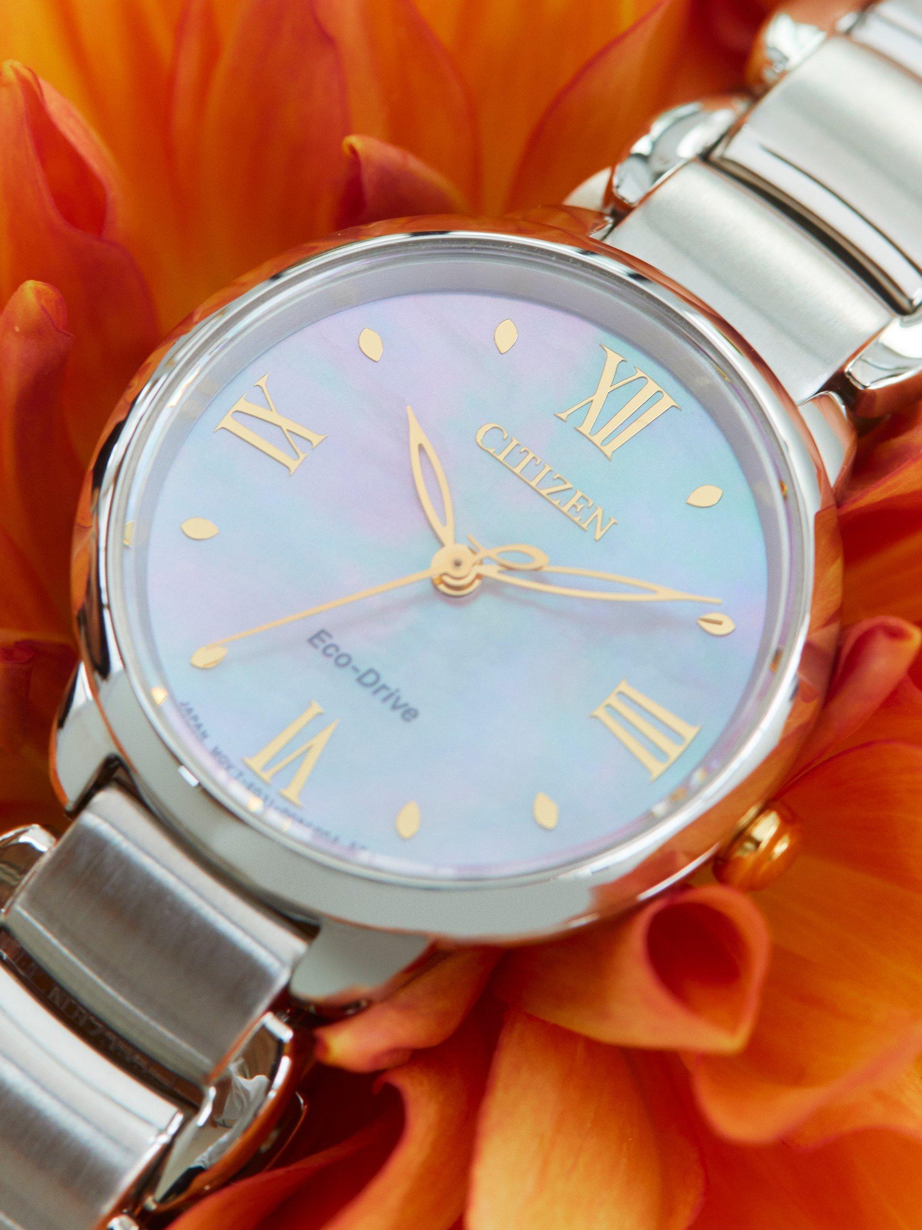 Product image 5 of 8, which shows Citizen EM0927-87Y Women's Mother Of Pearl Bracelet Watch